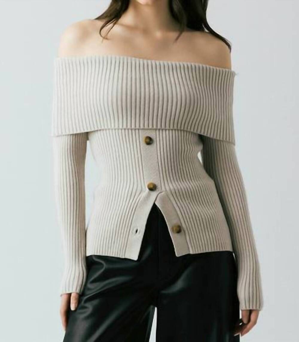 NEW BLANKNYC in the clear top in cream